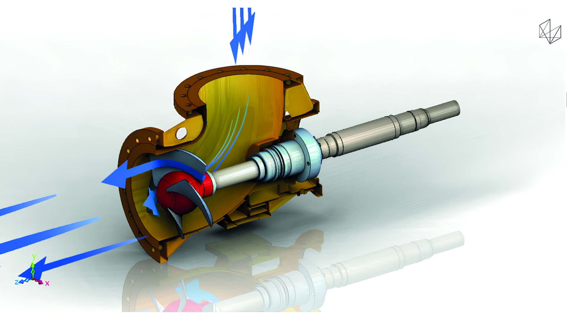 Une pompe Egger installée dans la centrale hydraulique de Juramill